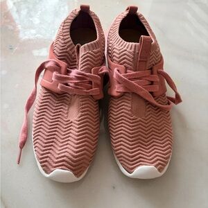 UGG Pink Knit Sneakers